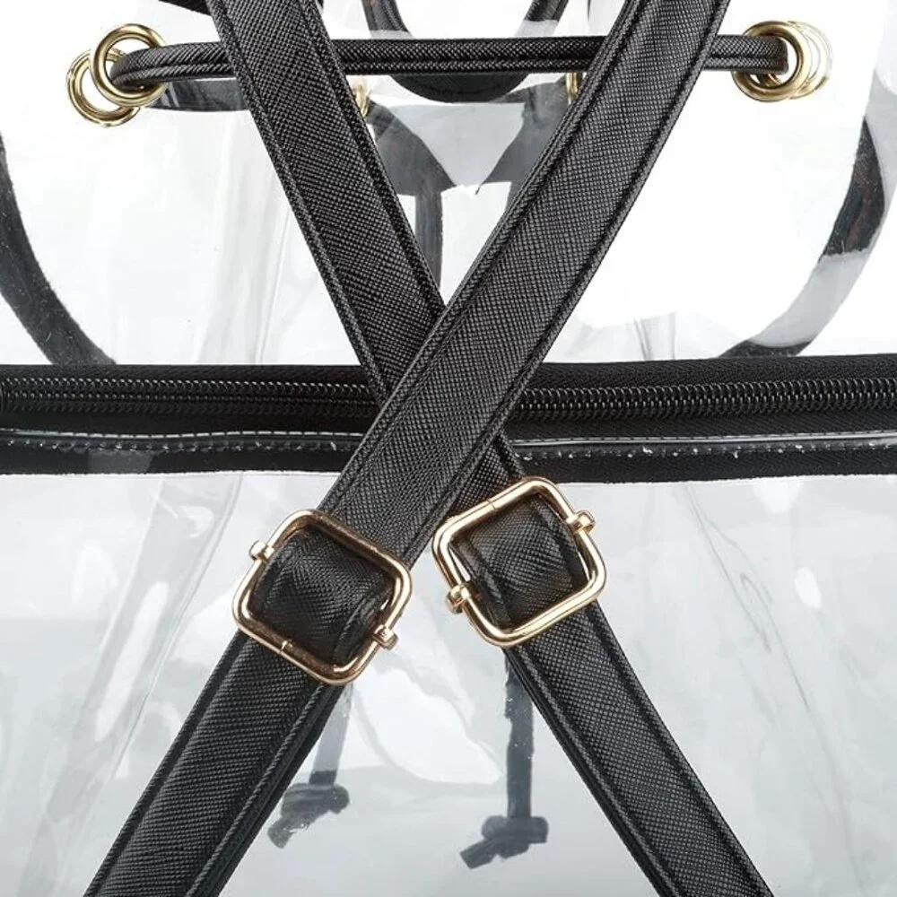 Heavy Duty Clear Backpack Stadium Security Approved Mini Drawstring Bag(NEW) - Picture 4 of 10